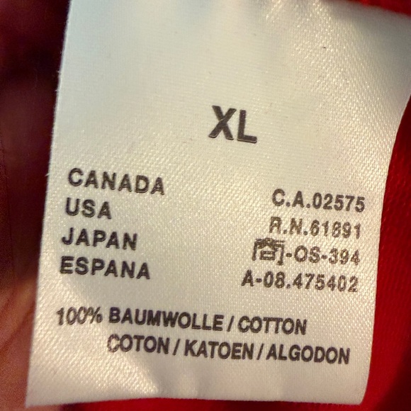 Escada Vibrant Luxury Red Pullover Hoodie XL New no Tags - Picture 11 of 12